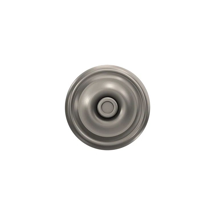 Georgian Satin Nickel Round Privacy Door Knob