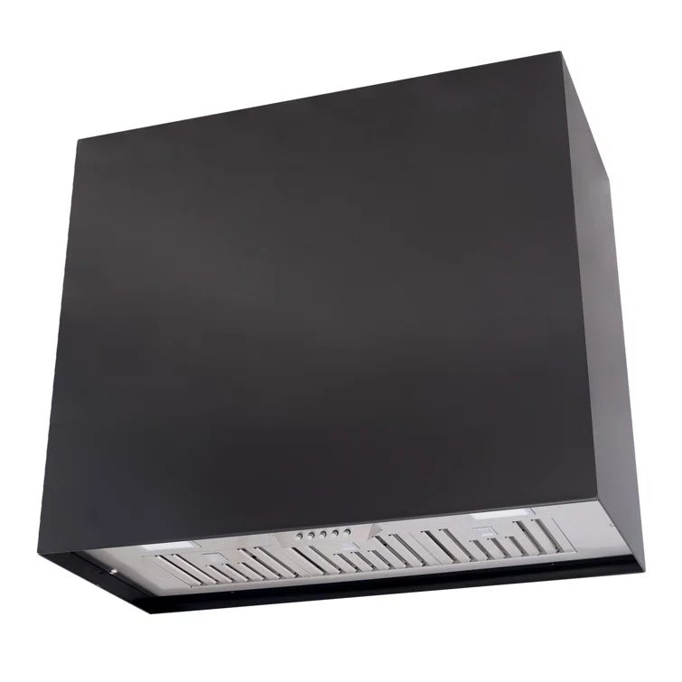 Akicon Stainless Steel 600 CFM Ducted (Vented) Wall Range Hood with Baffle Filter