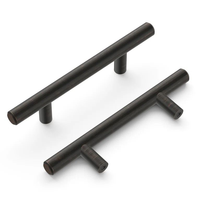 Oil Rubbed Bronze 3" Bar Cabinet Pulls with Mounting Hardware