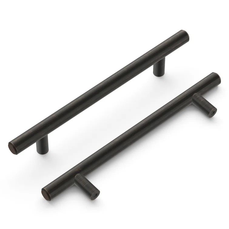 Vintage Bronze Modern Bar Cabinet Pulls with Mounting Hardware