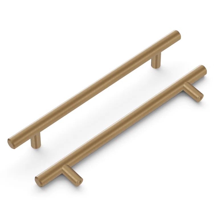 Champagne Bronze Modern Bar Pull Cabinet Handle 6-5/16"