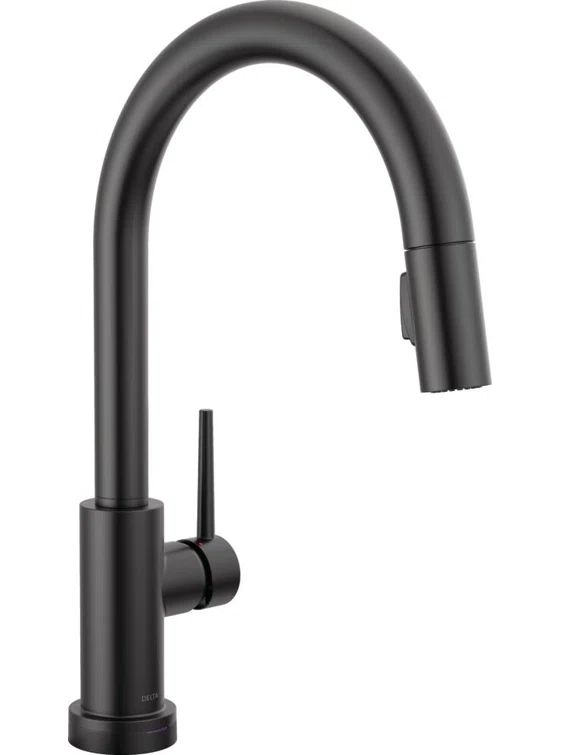 Sleek Stainless Steel Pull-Down Kitchen Faucet with Voice and Touch Control