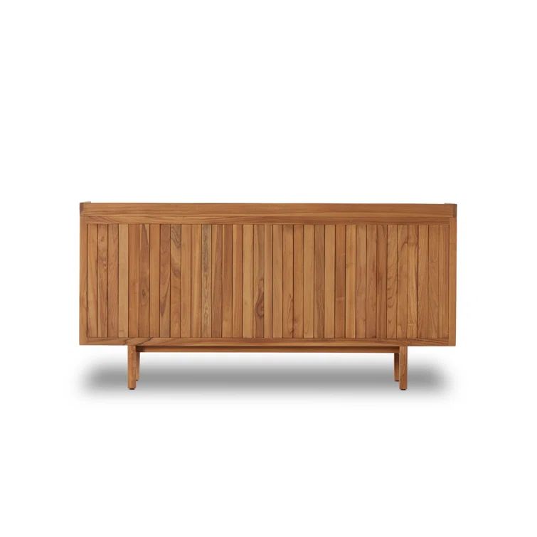 Natural Teak 70'' Outdoor Sideboard Buffet