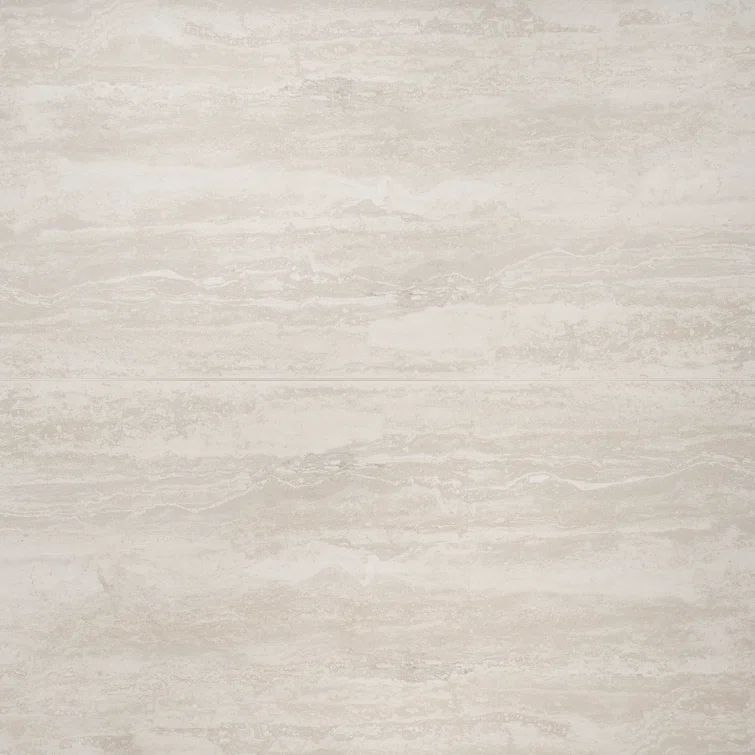 Essential Travertine Beige 24" x 48" Porcelain Matte Tile