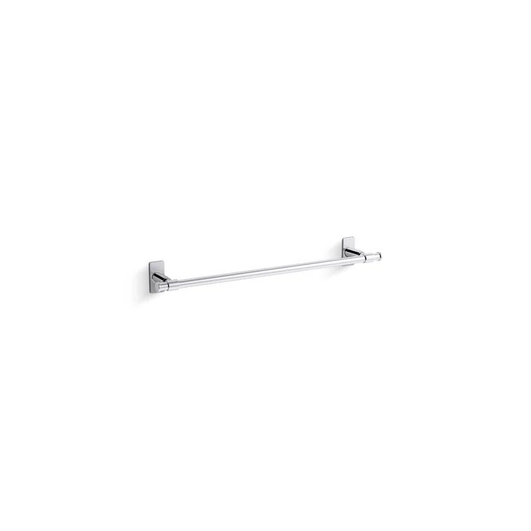Polished Chrome 26" Wall Mounted Towel Bar