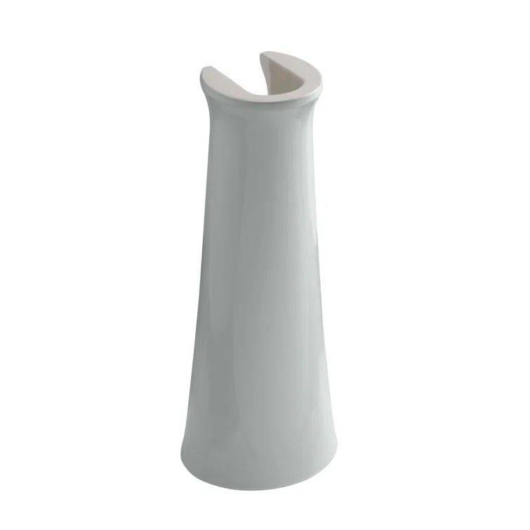 Cimarron Ice Grey Porcelain Pedestal Sink Base