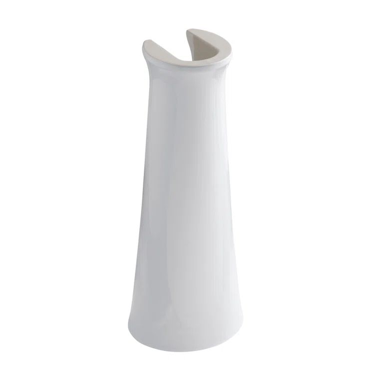 Cimarron White Porcelain Pedestal Bathroom Sink