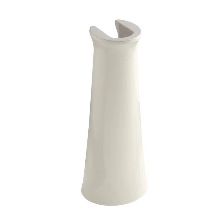 Cimarron Biscuit Porcelain Pedestal Bathroom Sink