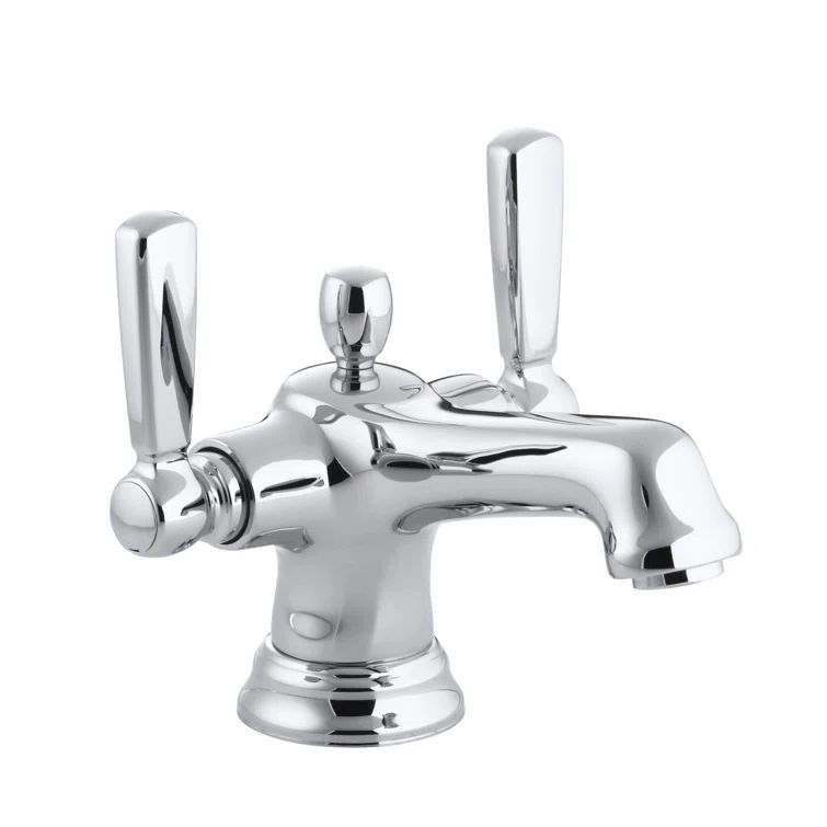 Bancroft Polished Chrome Two-Handle Bathroom Faucet