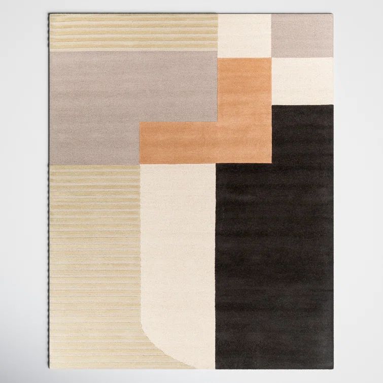 Chic Gray 8' x 10' Hand-Tufted Wool Area Rug