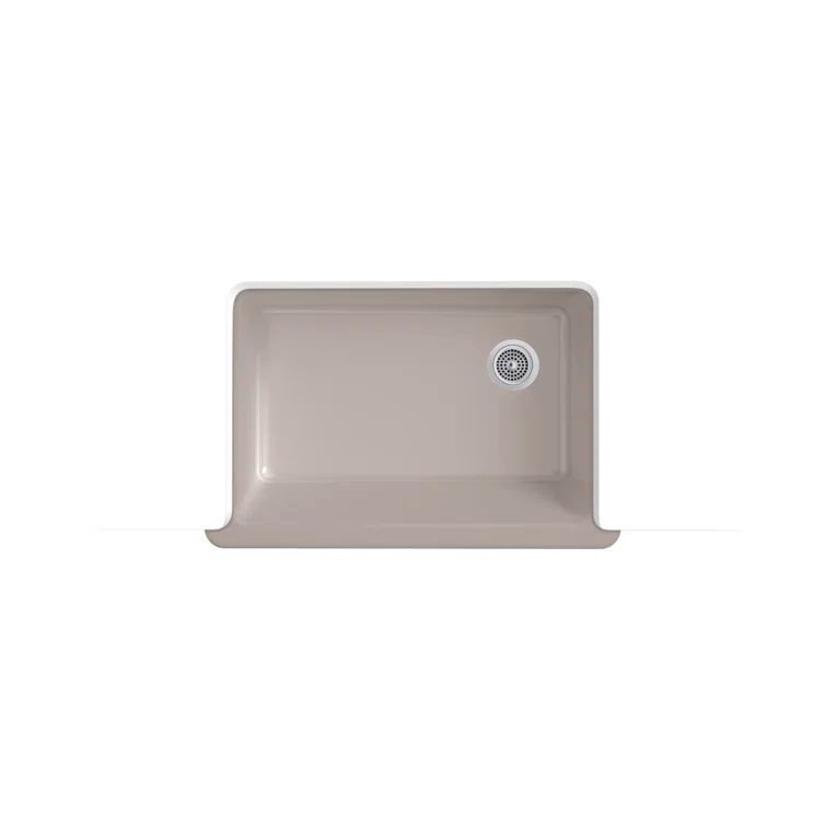 Truffle Cast Iron Single-Bowl Farmhouse Kitchen Sink