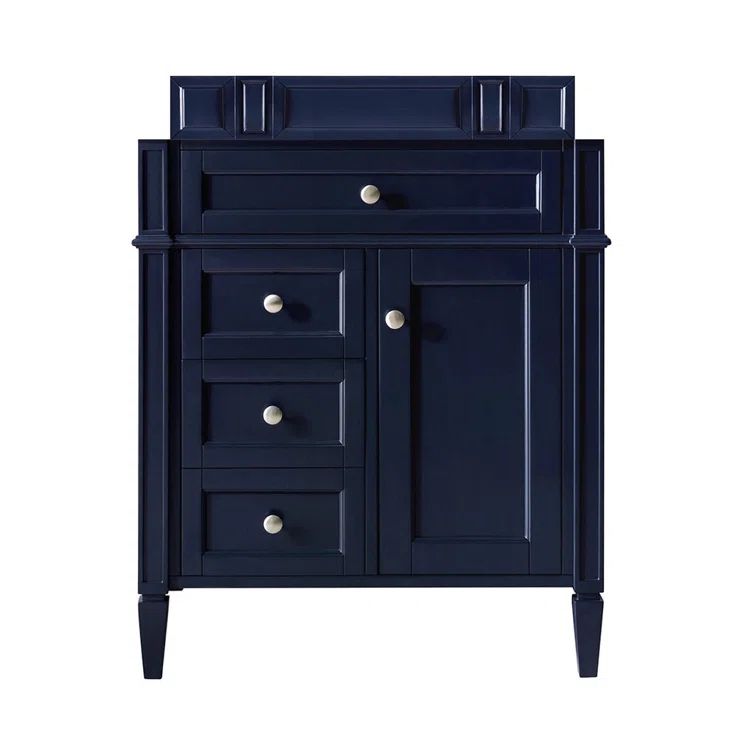 Victory Blue 30" Plywood Transitional Single Vanity Base