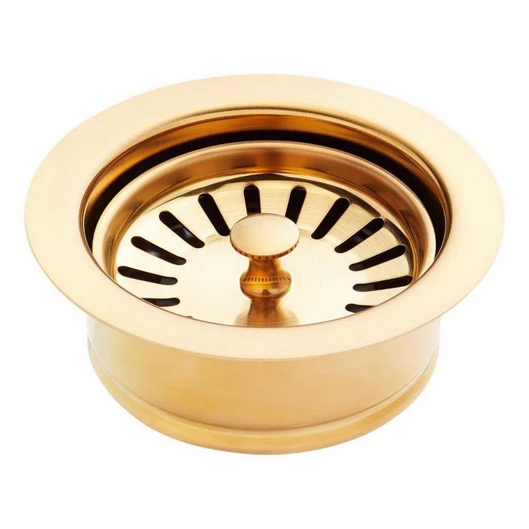 Brushed Gold Solid Brass Kitchen Disposal Flange Set