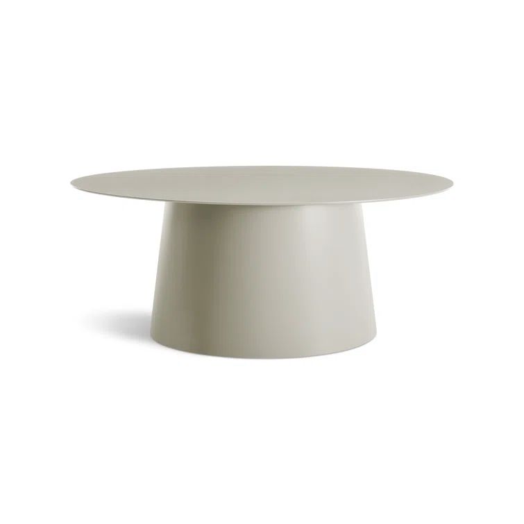 Putty Metal Outdoor Large Round Coffee Table