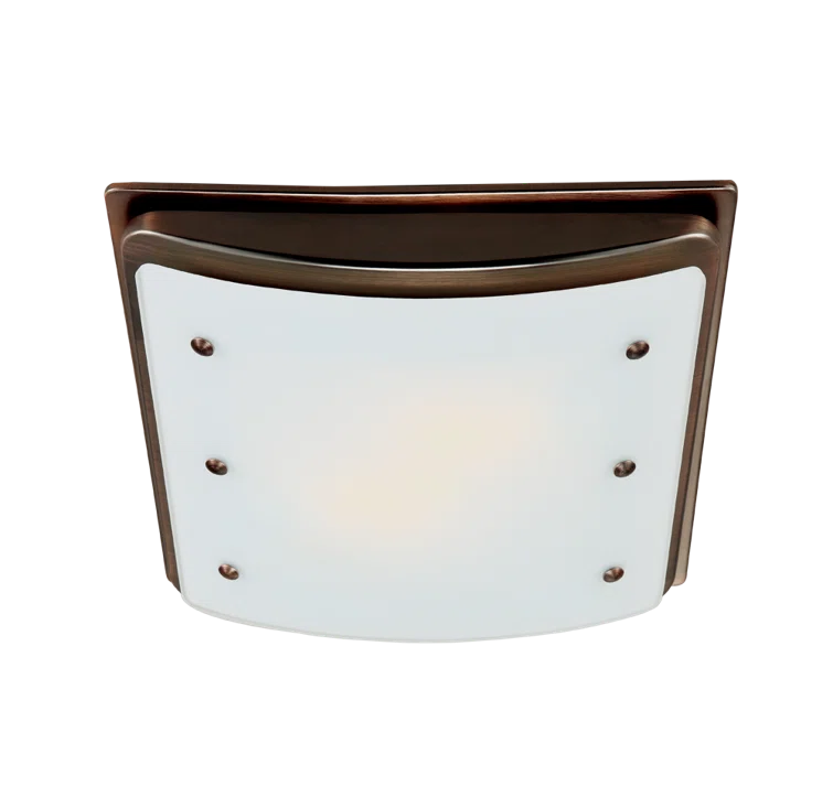 Imperial Bronze Decorative Bathroom Ventilation Fan with Light