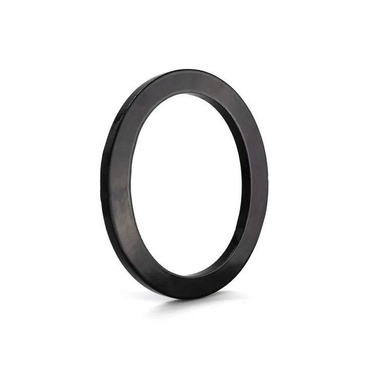 6 in Black Aluminum Floating Modern House Number 0
