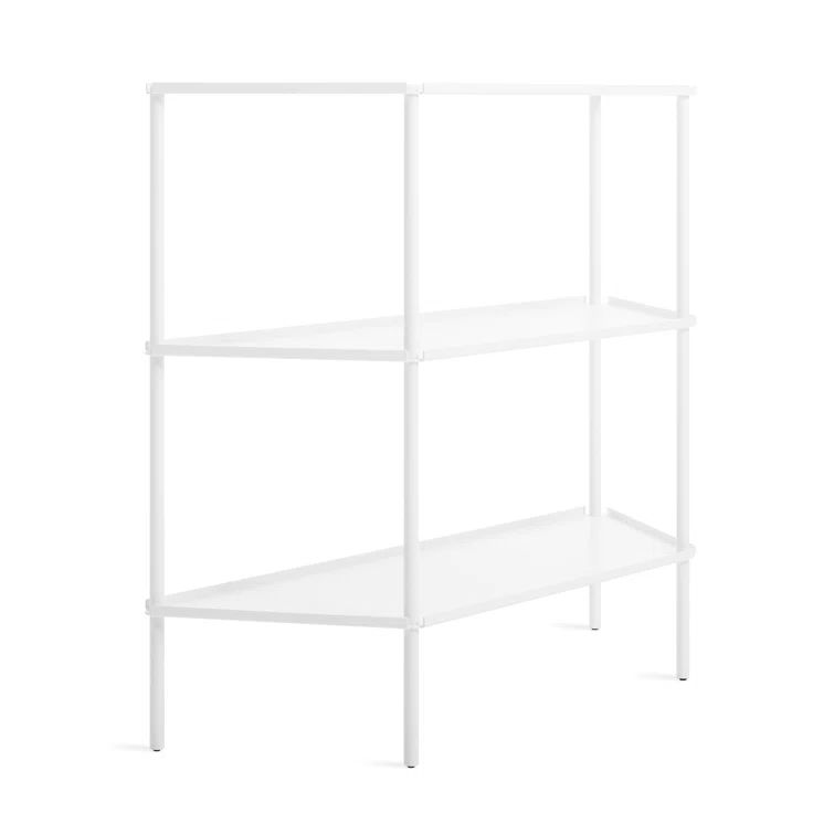 Adjustable White Metal Wire Shelving Unit