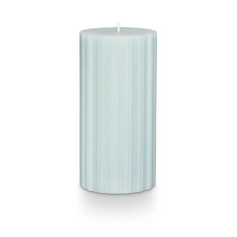 Amber Fresh Sea Salt Scented Soy Pillar Candle, 1.54 lb