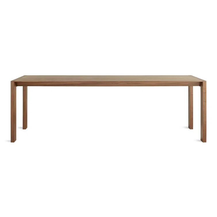 Rustic Walnut Extendable Dining Table for Eight