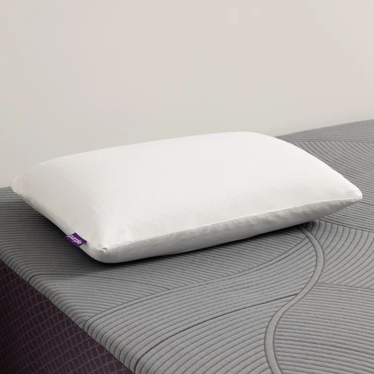 White Hypoallergenic Talalay Latex Medium Support Pillow