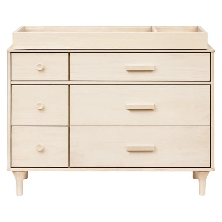Washed Natural Double Dresser with Smooth-Glide Drawers