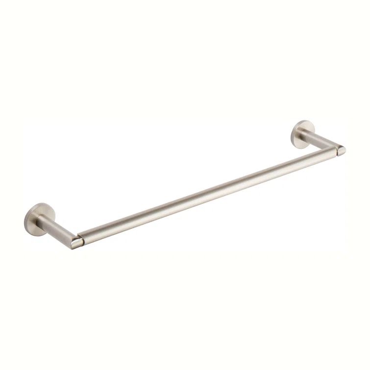 Satin Nickel 24-Inch Wall Mounted Towel Bar