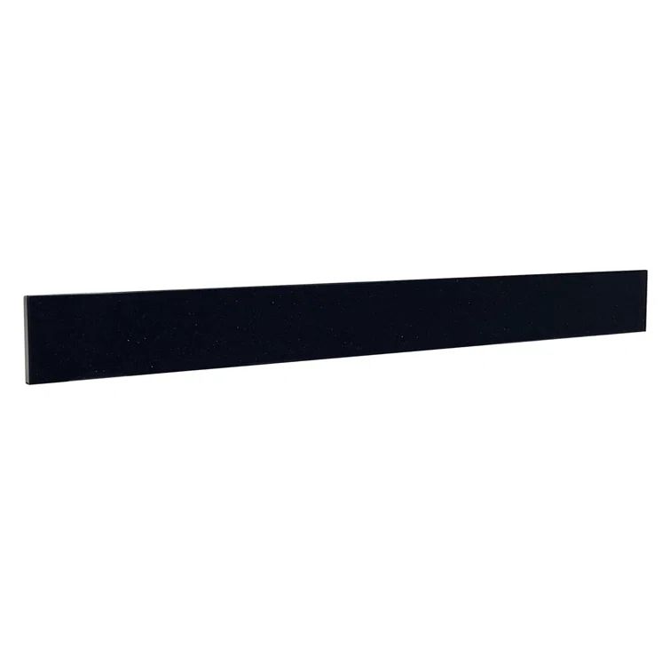 37" Black Galaxy Granite Bathroom Backsplash
