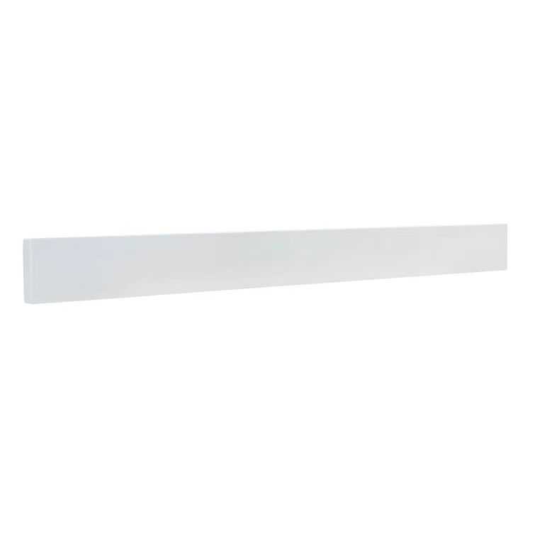 55" White Engineered Stone Bathroom Backsplash