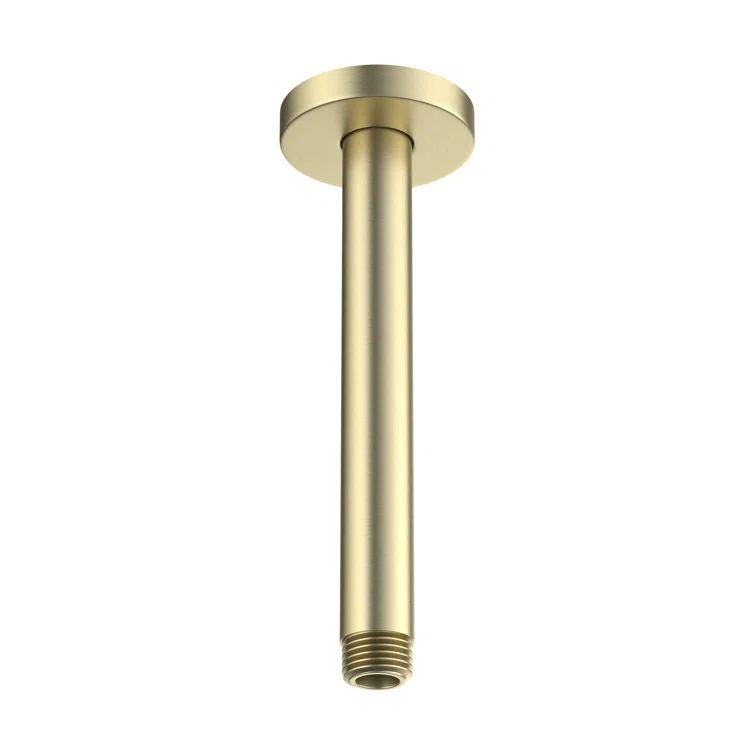 Brushed Gold Stainless Steel Ceiling Mounted Shower Arm