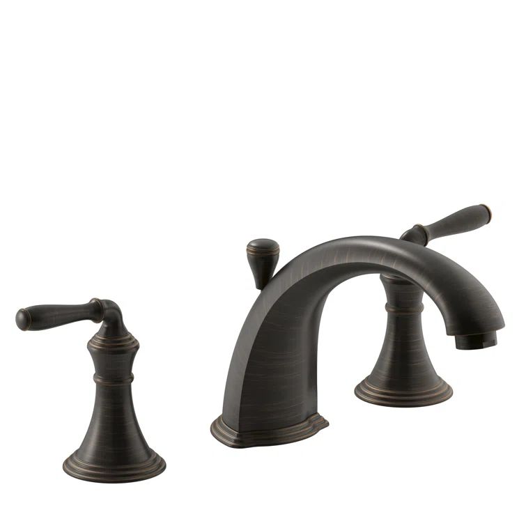 Devonshire Oil-Rubbed Bronze Deck-Mount Roman Tub Faucet