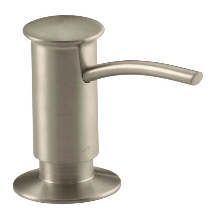 Vibrant Brushed Bronze Contemporary Soap and Lotion Dispenser