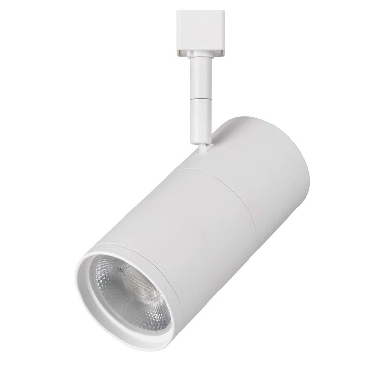 White Metal LED Dimmable Track Head with 355 Degree Rotation