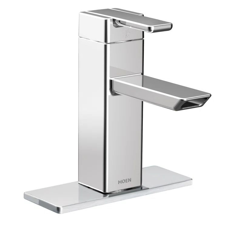 Urban Minimalist Chrome Single-Handle Bathroom Faucet