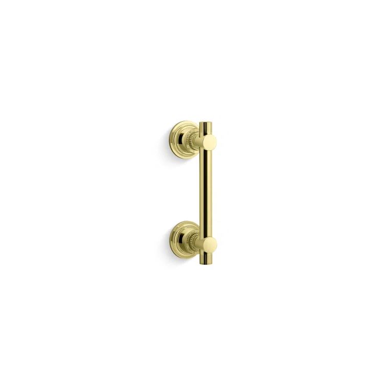 Unlacquered Brass 6" Shower Door Handle Pull