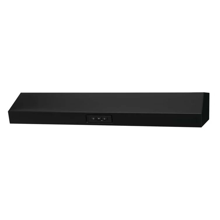 Black 30'' Convertible Under Cabinet Ventilation Hood