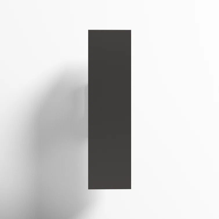 Bronze Rectangular Aluminum Outdoor Wall Light