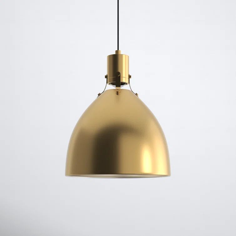 Uma Burnished Brass LED Indoor/Outdoor Pendant Light