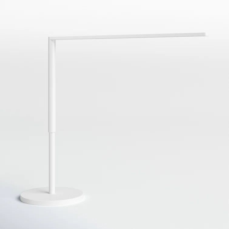Lady7 Sleek Cordless Adjustable Matte White LED Desk Lamp