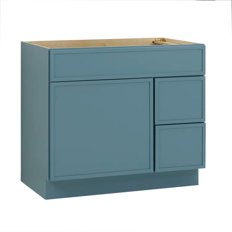 Sea Green 36" Single Freestanding Bathroom Vanity Base