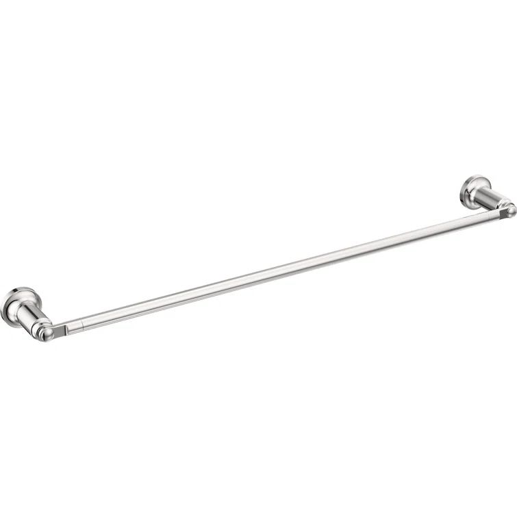 Polished Chrome 24-inch Wall Mounted Towel Bar