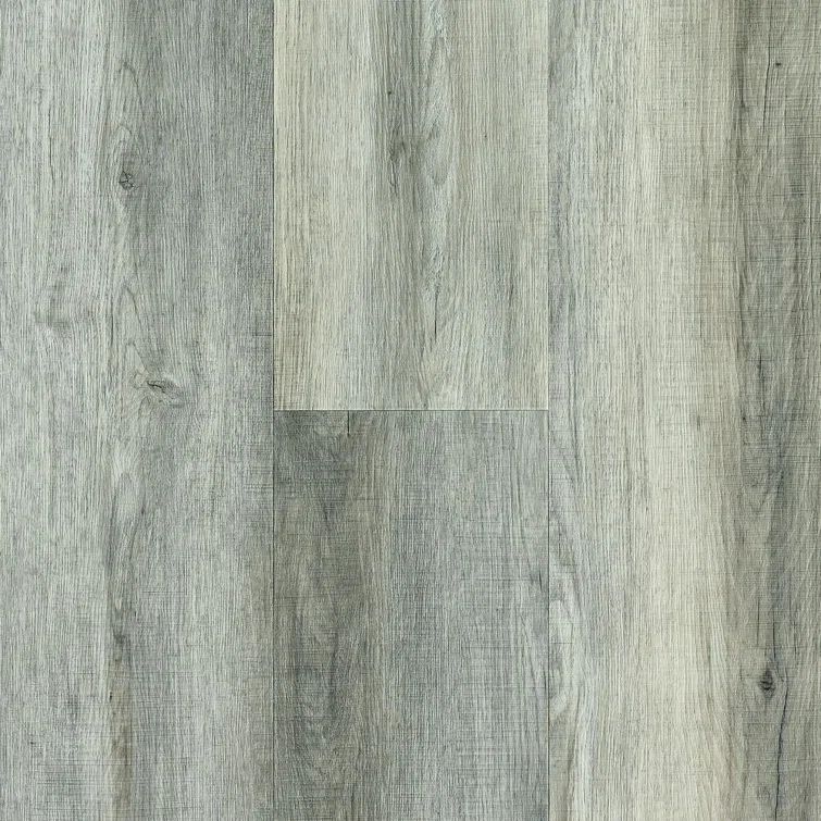 London Fog Light Gray Waterproof Vinyl Plank Flooring
