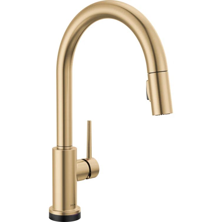 Modern Elegance Touch-Control Bronze Kitchen Sink Faucet with Pull-out Spray