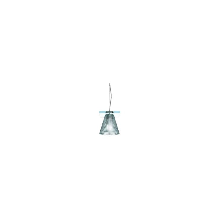 Eugeni Quitllet Crystal LED Light Blue Pendant Light