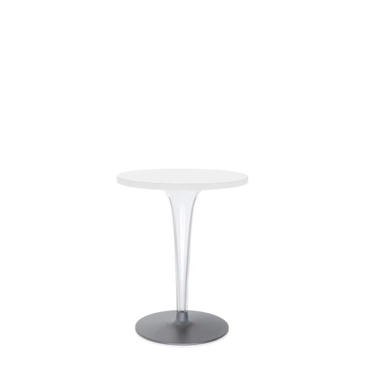 TopTop Dr. Yes 28" White Melamine Round Coffee Table
