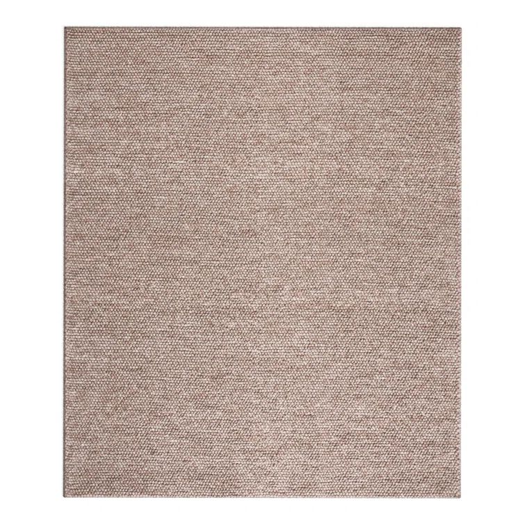 Brown Wool Flatweave Handmade 11' x 15' Area Rug