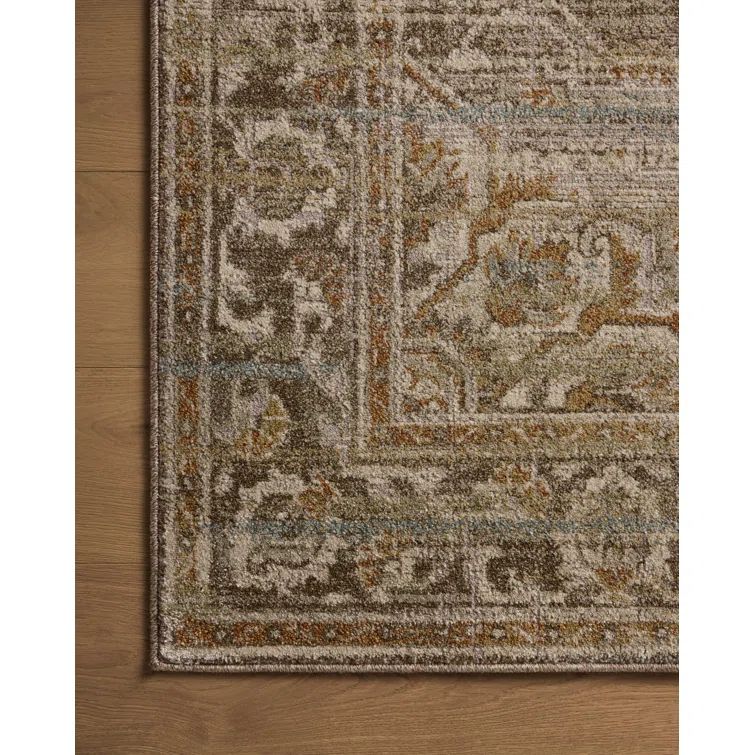 Bark Sunrise 2'6" x 4' Wool and Cotton Rectangular Area Rug