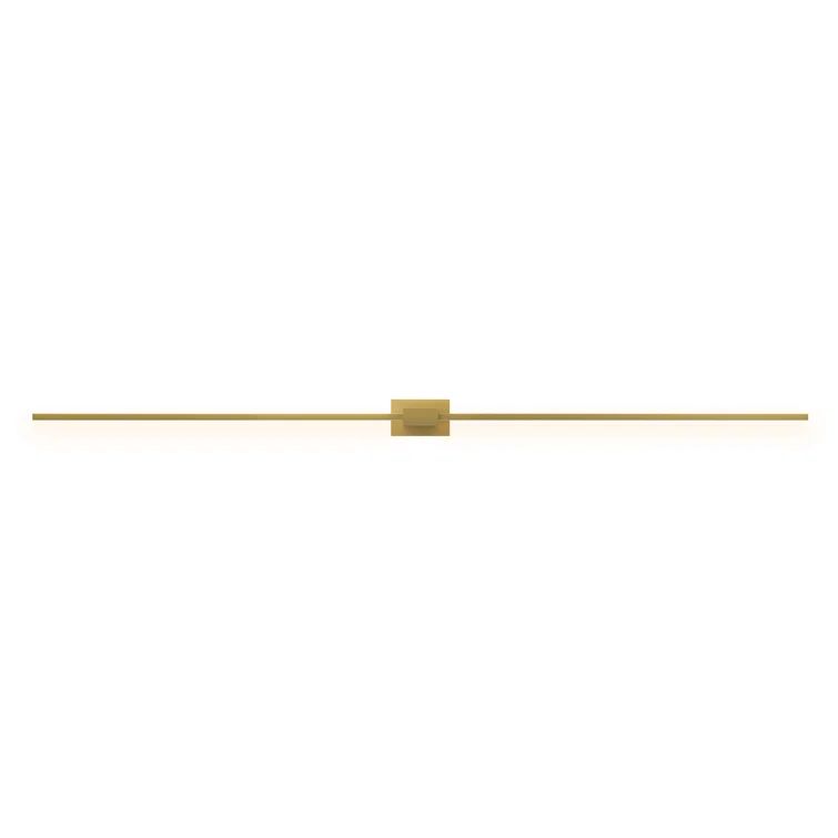 Gold Dimmable LED Vanity Wall Sconce