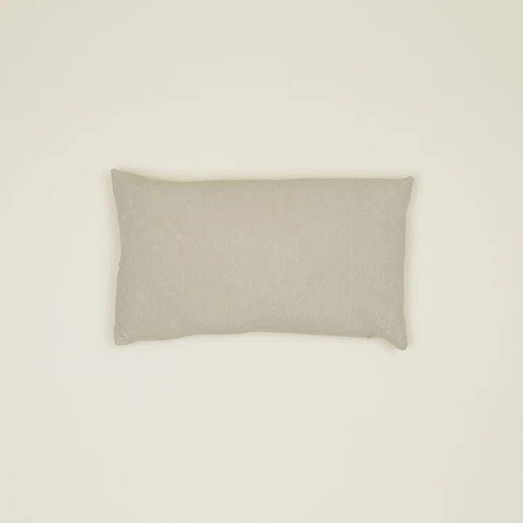 Simple Linen Lumbar Pillow Cover & Insert