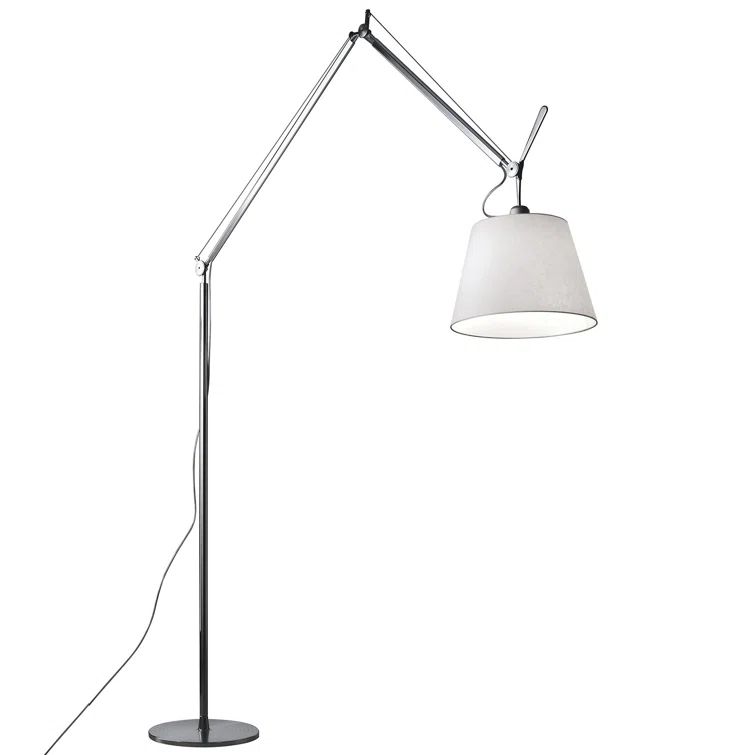Kids' 14" Fiber and Aluminum Task Floor Lamp
