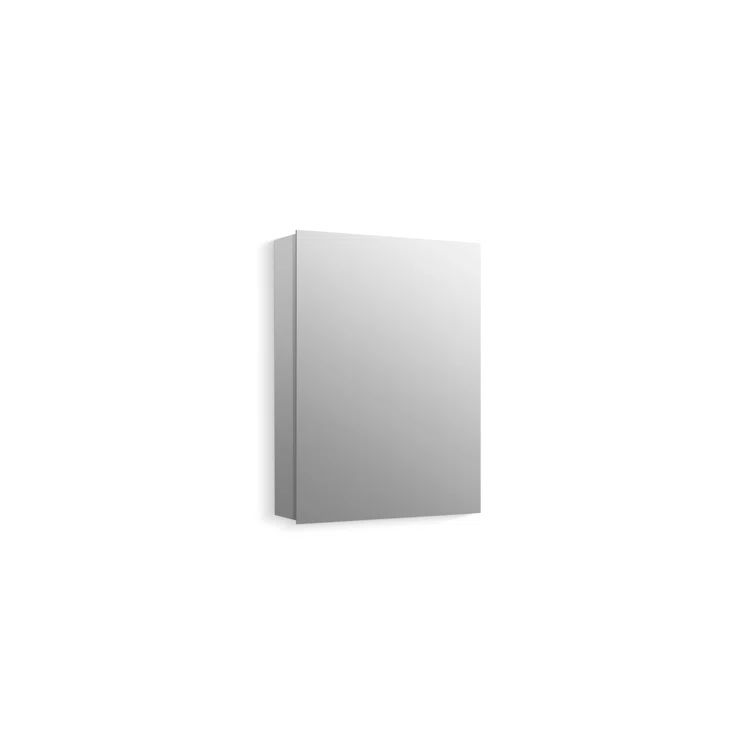 Embark Premium XL 20" x 26" Frameless Aluminum Medicine Cabinet with Mirror